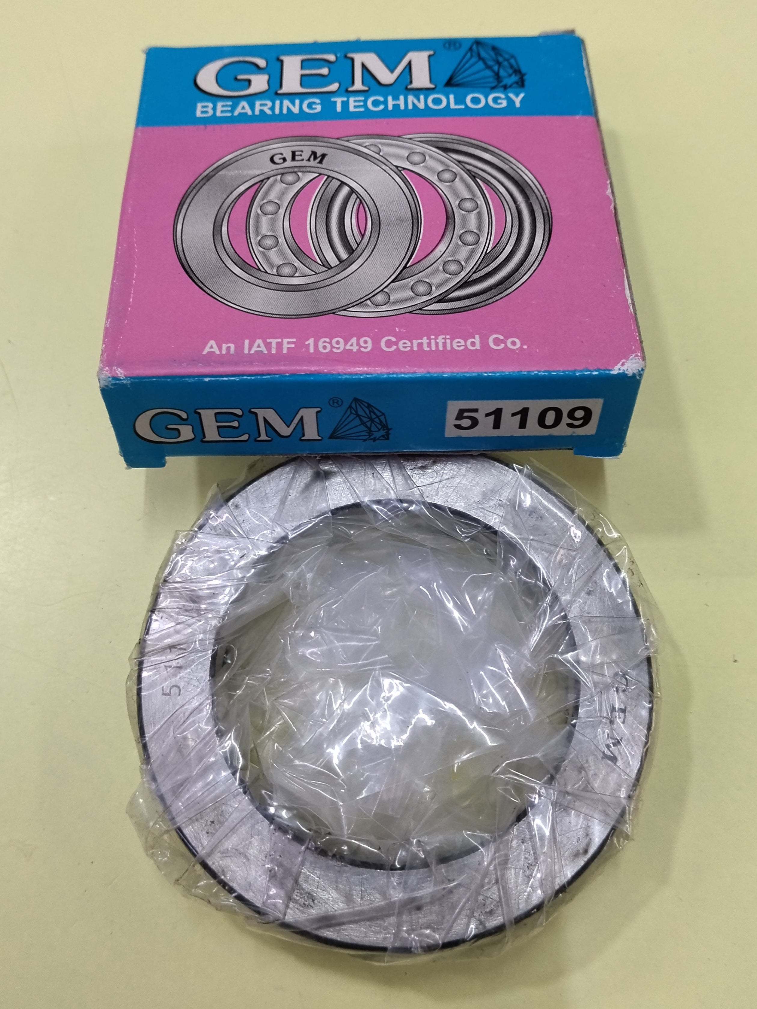 51109 GEM BEARINGS 51100 SERIES THRUST