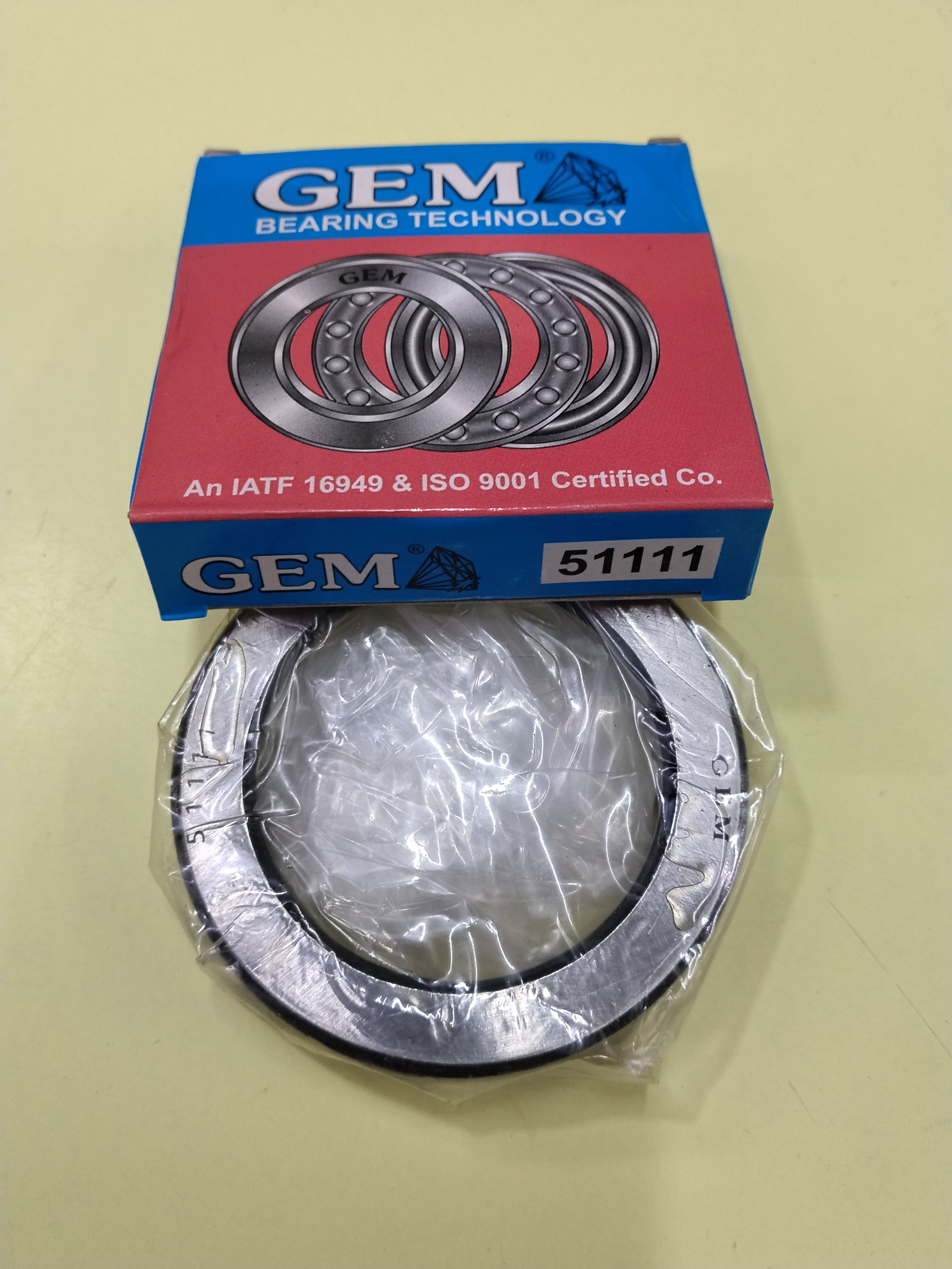 51111 GEM BEARING 51100 SERIES THRUST