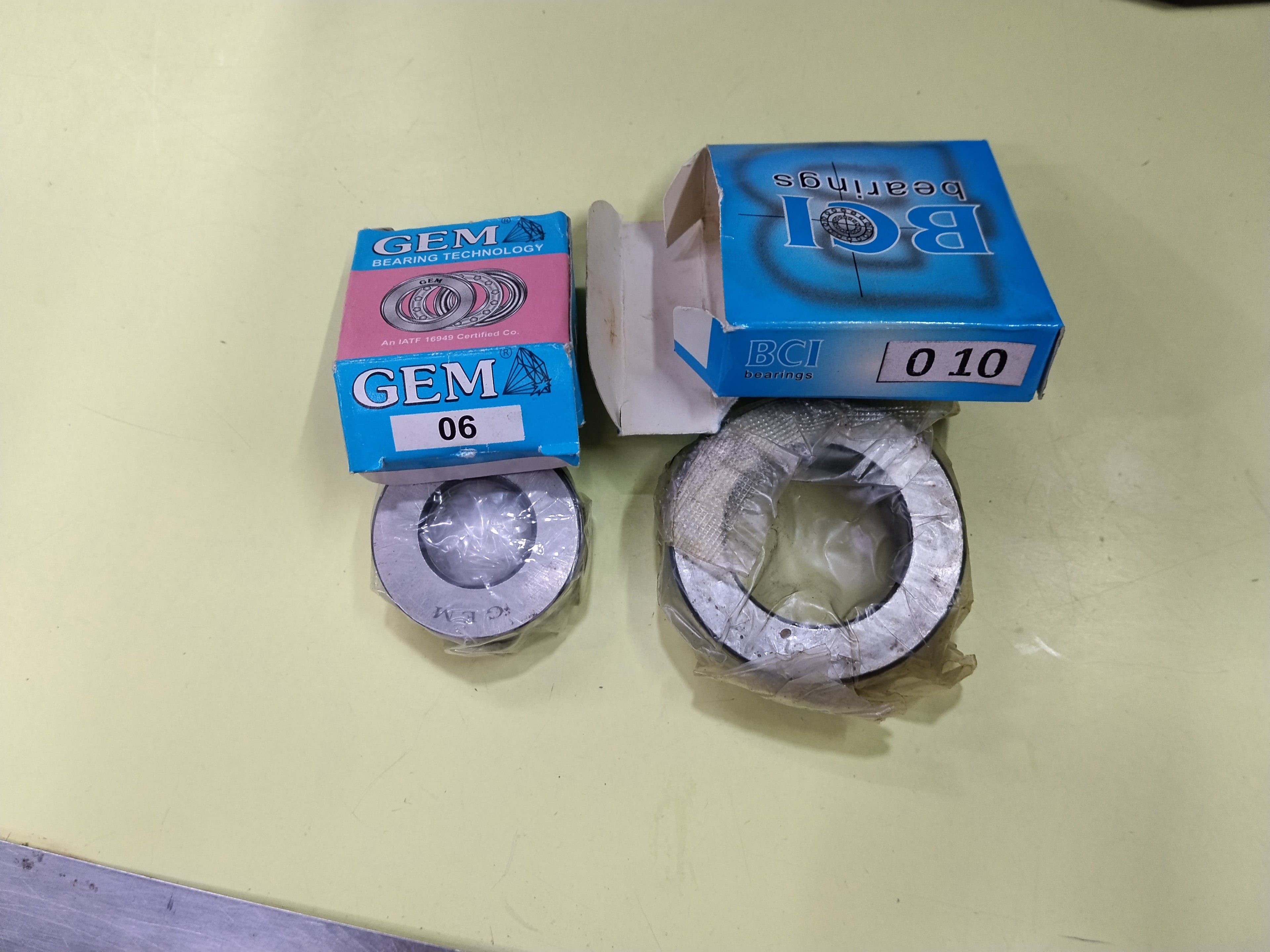 THRUST BALL BEARING GEM BCI