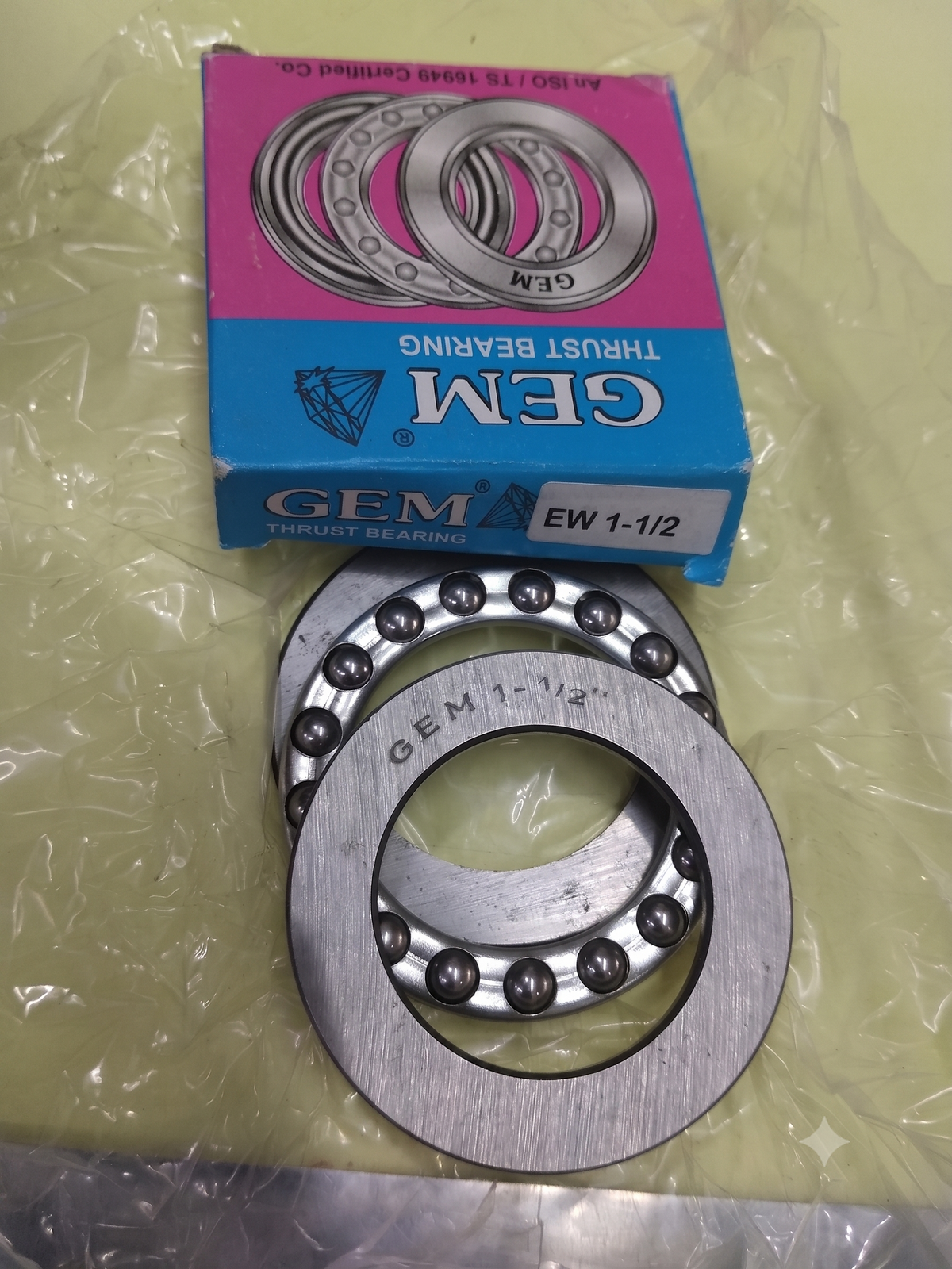 GEM THRUST BEARINGS EW 1-1/2
