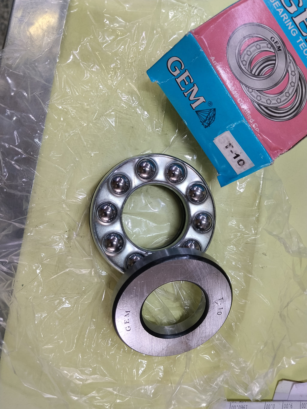 T-10 METAL BEARING GEM BOX THRUST BEARING